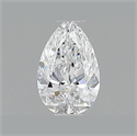 Diamante Natural 0.52 quilates, De pera , Color D, claridad VVS1 y certificado GIA