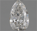 Diamante Natural 0.50 quilates, De pera , Color F, claridad IF y certificado GIA