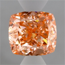 Picture of Lab Grown Diamond 1.66 Carats, CUSHION MODIFIED with  Cut, Fancy Vivid Pink Color, VVS2 Clarity and Certified by IGI