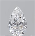 Diamante Natural 0.51 quilates, De pera , Color D, claridad VVS2 y certificado GIA