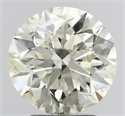 Diamante Natural 3.01 quilates, Redondo , Color N, claridad I1 y certificado IGI