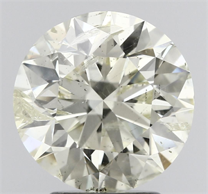 Foto Diamante Natural 3.01 quilates, Redondo , Color N, claridad I1 y certificado IGI de