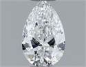 Diamante Natural 0.40 quilates, De pera , Color E, claridad SI1 y certificado GIA