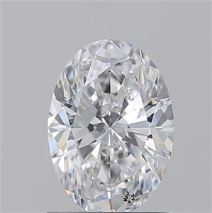 Picture of Natural Diamond 1.20 Carats, Oval with  Cut, E Color, SI1 Clarity and Certified by GIA