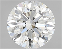 Diamante Natural 1.90 quilates, Redondo , Color J, claridad VS1 y certificado GIA