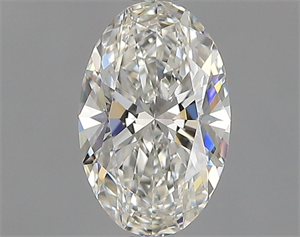 Picture of Natural Diamond 0.56 Carats, Oval with  Cut, H Color, VS2 Clarity and Certified by GIA