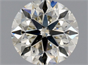 Natural Diamond 0.71 Carats, Round with Very Good Cut, L Color, SI1 Clarity and Certified by GIA
