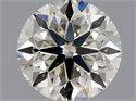 Natural Diamond 0.71 Carats, Round with Very Good Cut, L Color, SI1 Clarity and Certified by GIA