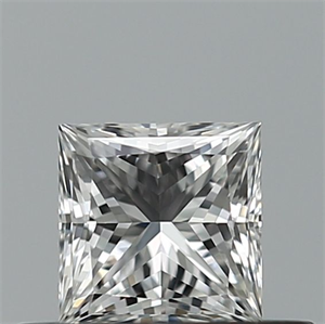 Picture of Natural Diamond 0.41 Carats, Princess with  Cut, E Color, VVS1 Clarity and Certified by GIA