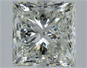 Natural Diamond 5.01 Carats, Princess with  Cut, I Color, SI1 Clarity and Certified by IGI