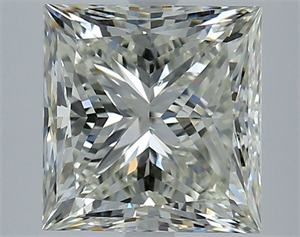 Picture of Natural Diamond 5.01 Carats, Princess with  Cut, I Color, SI1 Clarity and Certified by IGI