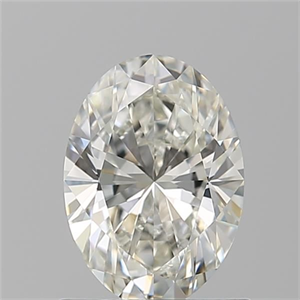 Picture of Natural Diamond 1.01 Carats, Oval with  Cut, J Color, VVS2 Clarity and Certified by GIA