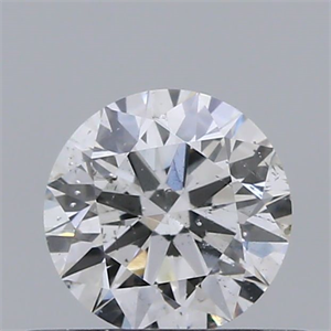 Picture of Natural Diamond 0.41 Carats, Round with Very Good Cut, D Color, SI2 Clarity and Certified by GIA