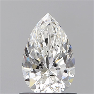 Picture of Natural Diamond 0.70 Carats, Pear with  Cut, F Color, VS1 Clarity and Certified by GIA