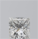 Natural Diamond 0.90 Carats, Princess with  Cut, G Color, VS1 Clarity and Certified by GIA