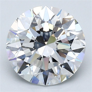 Foto Diamante Natural 2.50 quilates, Redondo , Color D, claridad VVS1 y certificado GIA de