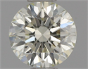 Natural Diamond 0.55 Carats, Round with Excellent Cut, J Color, VS1 Clarity and Certified by IGI