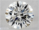 Diamante Natural 0.58 quilates, Redondo , Color I, claridad VVS1 y certificado GIA