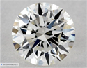 Diamante Natural 0.58 quilates, Redondo , Color I, claridad VVS1 y certificado GIA