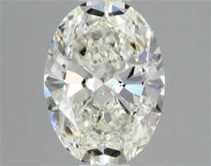 Picture of Natural Diamond 0.50 Carats, Oval with  Cut, I Color, VVS2 Clarity and Certified by GIA