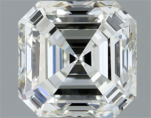 Picture of Natural Diamond 1.01 Carats, Asscher with  Cut, I Color, VVS2 Clarity and Certified by IGI