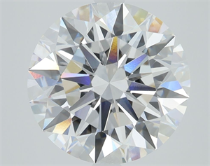 Picture of Lab Grown Diamond 3.06 Carats, Round with Ideal Cut, E Color, VS1 Clarity and Certified by IGI