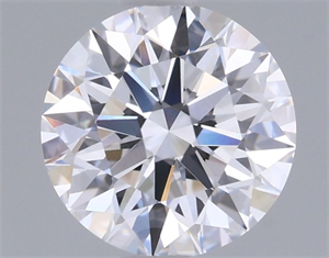 Picture of Lab Grown Diamond 1.05 Carats, Round with Ideal Cut, D Color, VVS2 Clarity and Certified by IGI