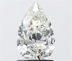 Picture of Natural Diamond 1.00 Carats, Pear with  Cut, H Color, VS2 Clarity and Certified by IGI