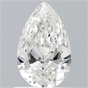 Natural Diamond 0.70 Carats, Pear with  Cut, G Color, SI1 Clarity and Certified by GIA