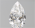 Natural Diamond 4.01 Carats, Pear with  Cut, E Color, VS1 Clarity and Certified by GIA