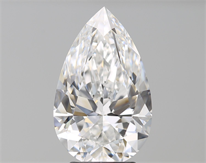 Picture of Natural Diamond 4.01 Carats, Pear with  Cut, E Color, VS1 Clarity and Certified by GIA