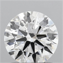 Lab Grown Diamond 1.07 Carats, Round with Ideal Cut, D Color, VVS2 Clarity and Certified by IGI