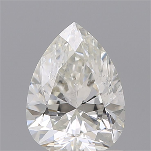Picture of Natural Diamond 1.01 Carats, Pear with  Cut, I Color, SI2 Clarity and Certified by GIA