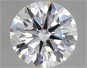Lab Grown Diamond 3.43 Carats, Round with Excellent Cut, F Color, VS1 Clarity and Certified by GIA