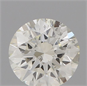Natural Diamond 0.41 Carats, Round with Excellent Cut, I Color, SI1 Clarity and Certified by IGI