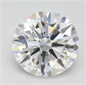 Lab Grown Diamond 1.01 Carats, Round with Ideal Cut, D Color, VVS1 Clarity and Certified by IGI