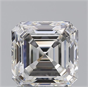 Natural Diamond 2.01 Carats, Asscher with  Cut, G Color, VVS2 Clarity and Certified by GIA