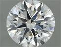 Diamante Natural 0.74 quilates, Redondo , Color J, claridad VVS1 y certificado IGI