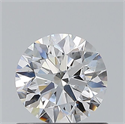 Natural Diamond 0.76 Carats, Round with Excellent Cut, D Color, VS2 Clarity and Certified by GIA