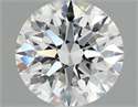 Lab Grown Diamond 1.36 Carats, Round with Excellent Cut, E Color, VS1 Clarity and Certified by IGI
