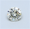 Diamante Natural 0.51 quilates, Redondo , Color M, claridad VS1 y certificado GIA