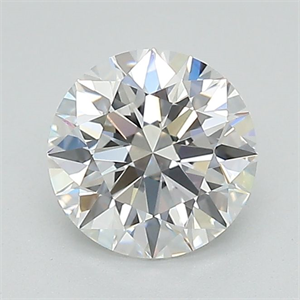 Picture of Lab Grown Diamond 1.08 Carats, Round with Ideal Cut, E Color, IF Clarity and Certified by IGI