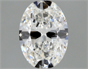 Natural Diamond 0.51 Carats, Oval with  Cut, E Color, VS1 Clarity and Certified by GIA