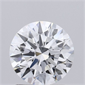 Lab Grown Diamond 1.28 Carats, Round with Ideal Cut, E Color, IF Clarity and Certified by IGI