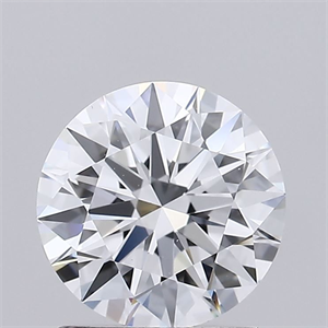 Picture of Lab Grown Diamond 1.28 Carats, Round with Ideal Cut, E Color, IF Clarity and Certified by IGI