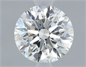 Natural Diamond 0.40 Carats, Round with Excellent Cut, H Color, VS2 Clarity and Certified by GIA