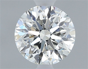 Picture of Natural Diamond 0.40 Carats, Round with Excellent Cut, H Color, VS2 Clarity and Certified by GIA