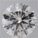 Lab Grown Diamond 5.52 Carats, Round with Ideal Cut, E Color, VVS2 Clarity and Certified by IGI