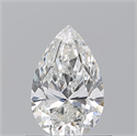 Natural Diamond 0.71 Carats, Pear with  Cut, G Color, VVS1 Clarity and Certified by GIA