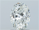 Natural Diamond 1.01 Carats, Oval with  Cut, G Color, SI2 Clarity and Certified by GIA